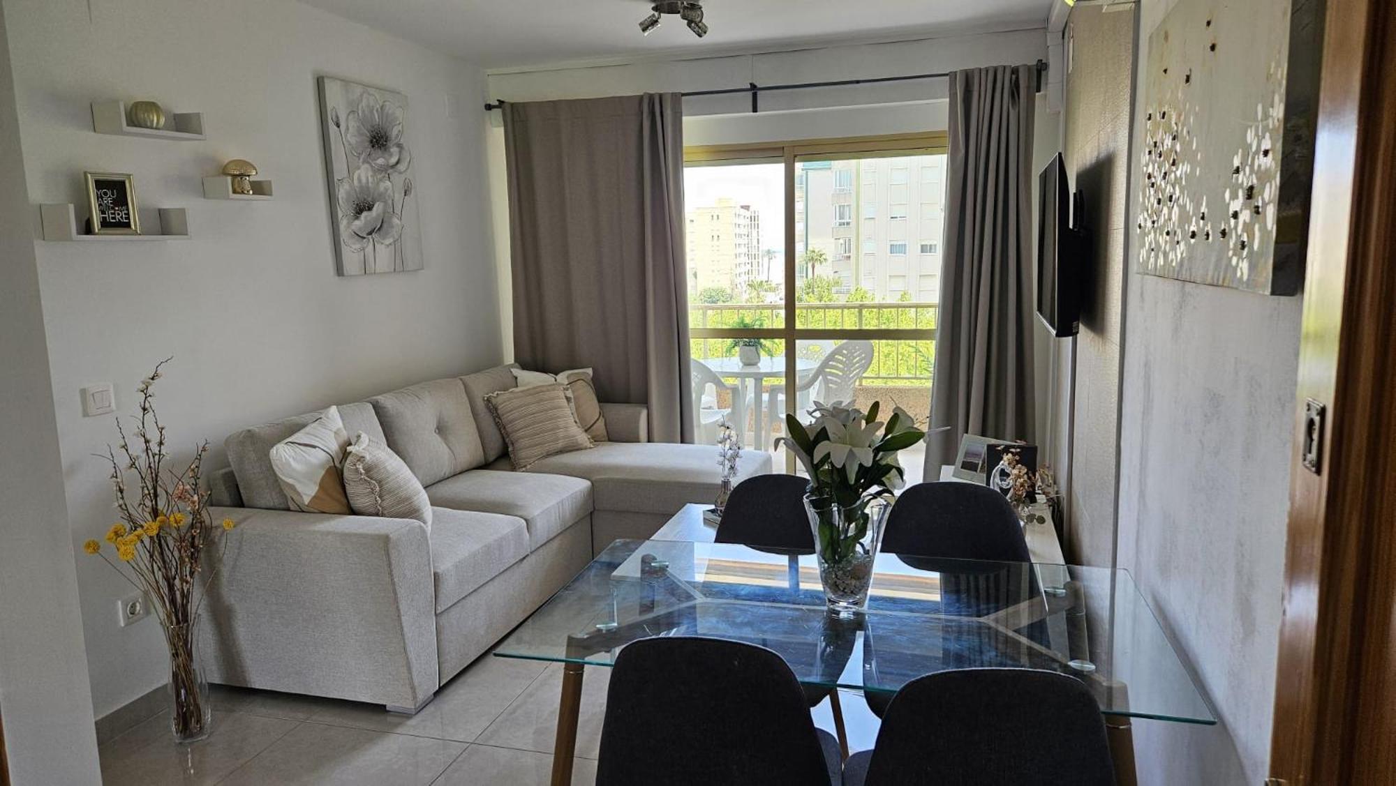 Elegante Apartamento En Playa De Gandia Zewnętrze zdjęcie